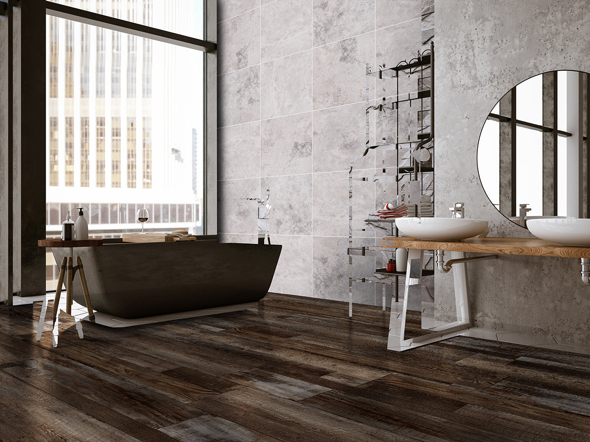 MSI Rigid Core Vinyl Flooring Cyrus Bembridge 7"x48" - Everlife Collection