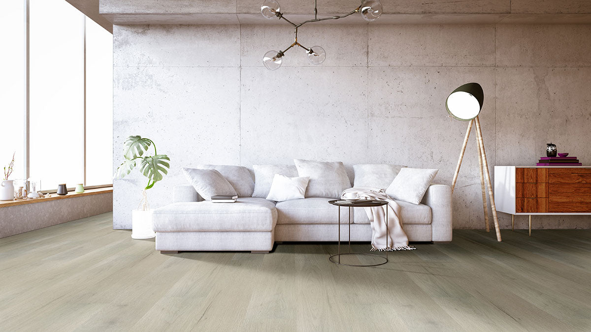 MSI Waterproof Hybrid Rigid Core Flooring Smithcliffs Driftway 7"x48" - Everlife Collection