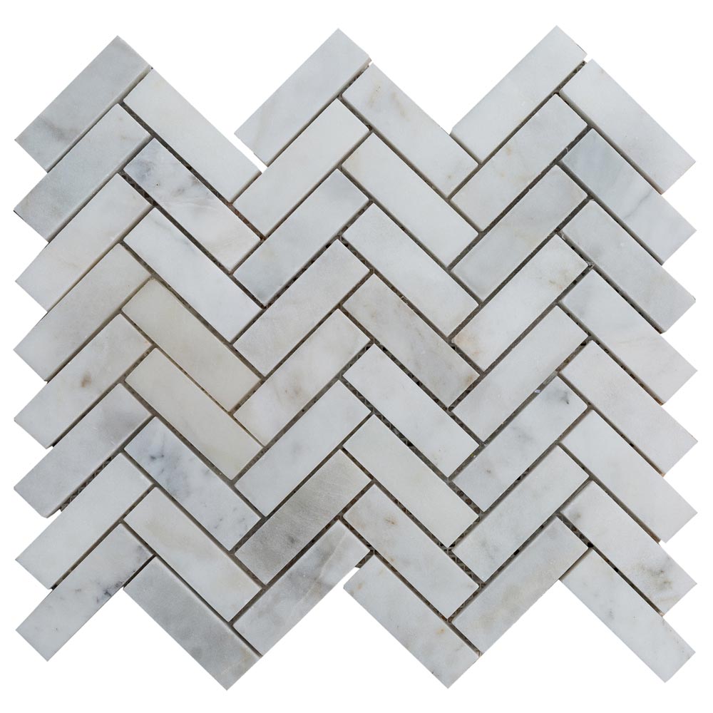 carrara white marble mosaic 1x3 carrara white polished SKU-20012339 product view