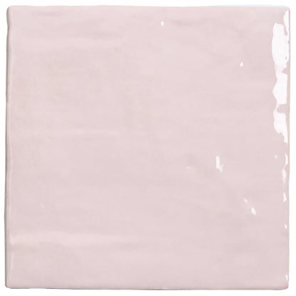 Soft Pink 5x5 Glossy Subway Ceramic Tile (57 pack, 10.76 sq ft/case)