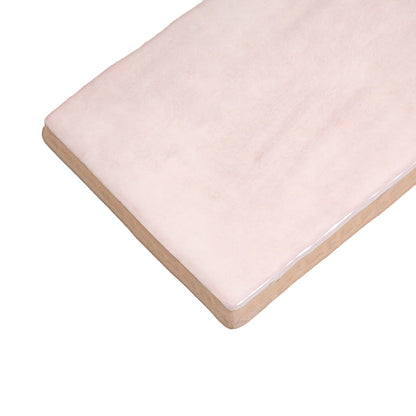 Pink 2.58 in. x 8 in. Polished Ceramic Subway Tile (5.38 sq ft/case)