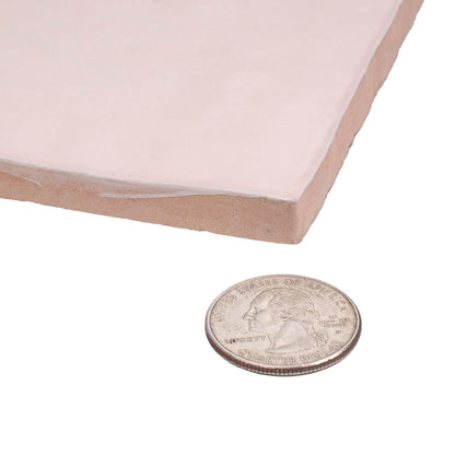 Soft Pink 5x5 Glossy Subway Ceramic Tile (57 pack, 10.76 sq ft/case) - Sample