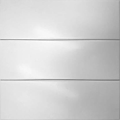 White 4x12 Matte Ceramic Subway Tile (34 pack, 10.4 sq ft/case)