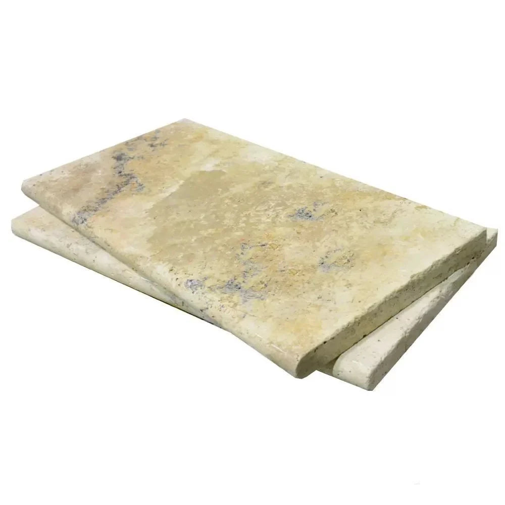Country Classic Travertine Tumbled Pool Coping