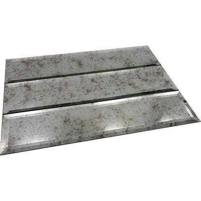 Antique Mirror Glossy and Beveled Glass Subway Tile (20 pack, 5 sq ft/case)