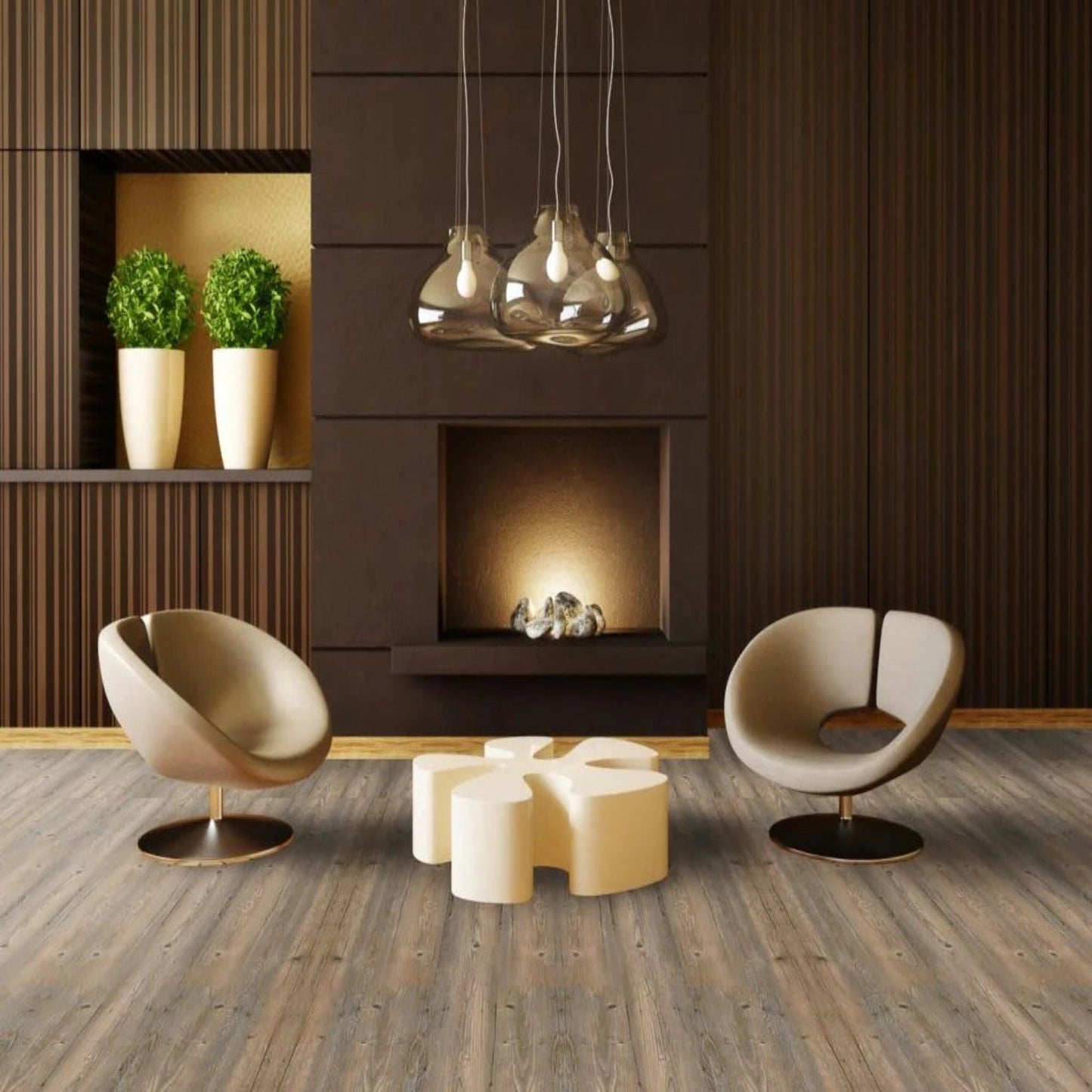 Edulis 22mil Heavy Duty Wear Layer SPC Vinyl Rigid Core 5.08mm Thick, 1mm IXPE Sound P - Pine Collection sitting view