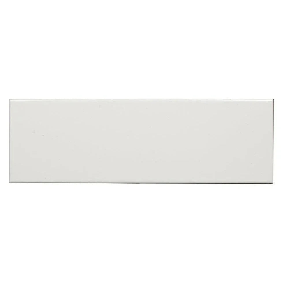 White 4x12 Polished Ceramic Subway Tile (34 pack, 10.4 sq ft/case)
