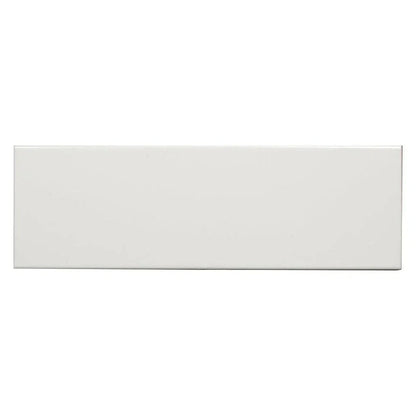 White 4x12 Polished Ceramic Subway Tile (34 pack, 10.4 sq ft/case)