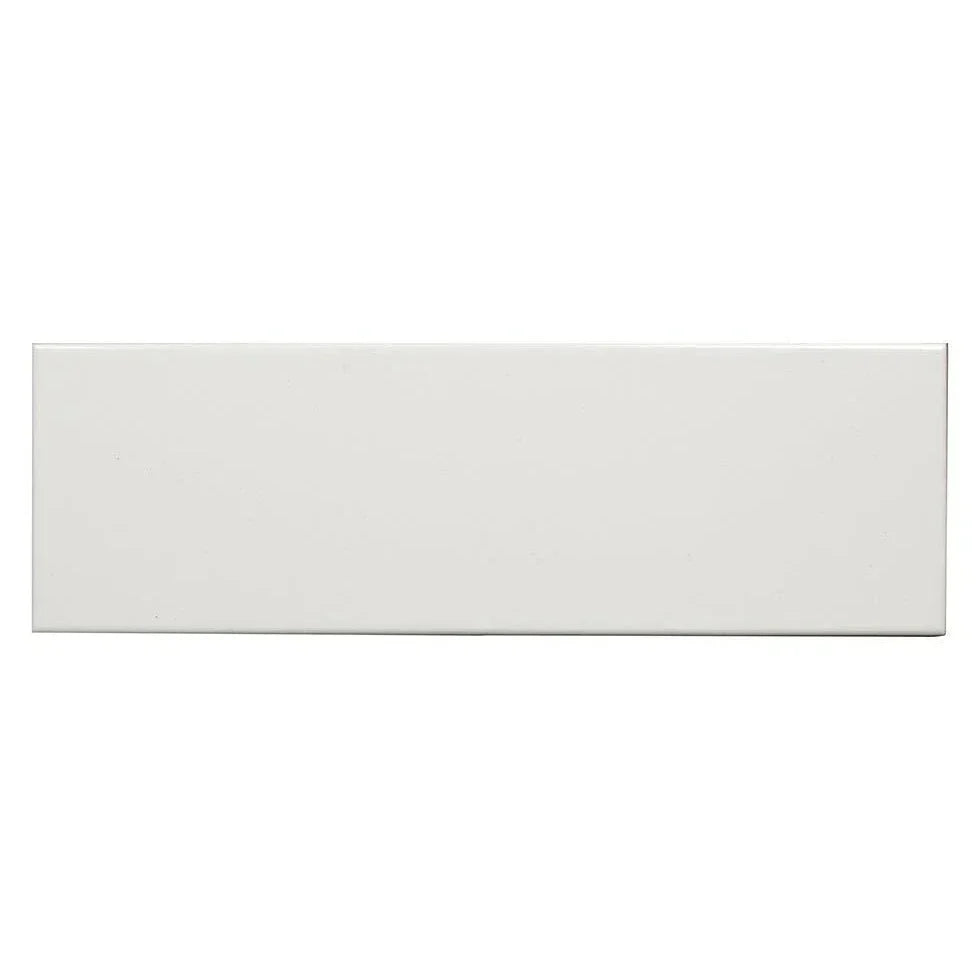 White 4x12 Polished Ceramic Subway Tile (34 pack, 10.4 sq ft/case) - Sample