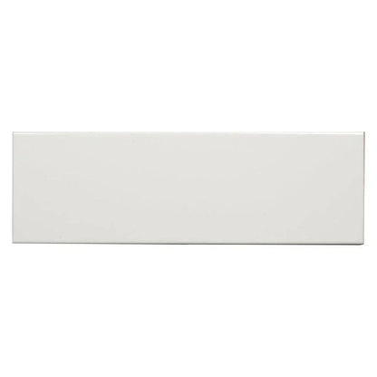 White 4x12 Polished Ceramic Subway Tile (34 pack, 10.4 sq ft/case) - Sample
