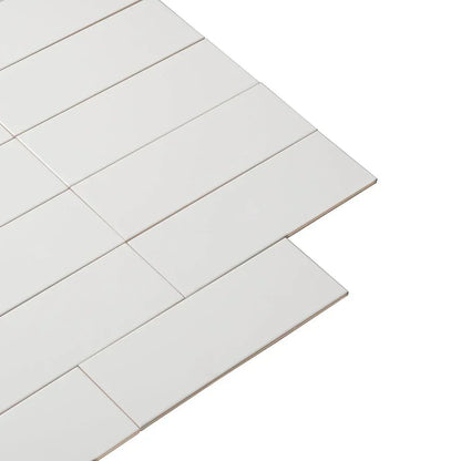 White 4x12 Polished Ceramic Subway Tile (34 pack, 10.4 sq ft/case)