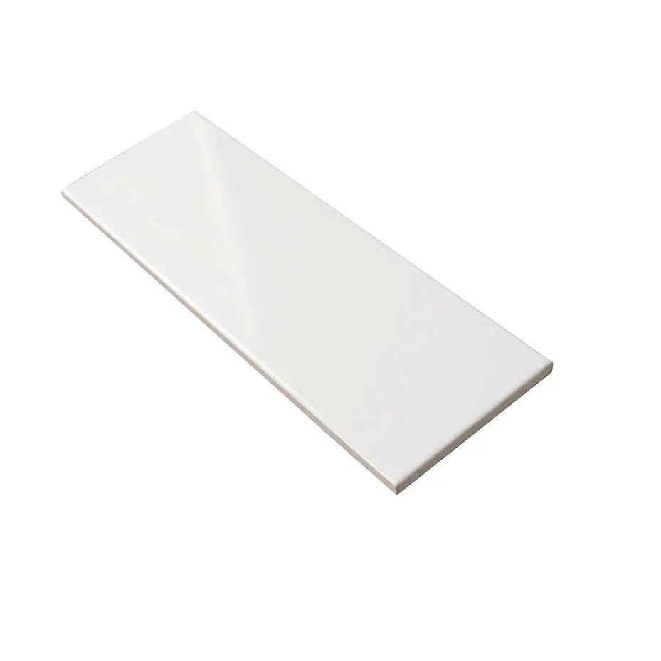 White 4x12 Polished Ceramic Subway Tile (34 pack, 10.4 sq ft/case)