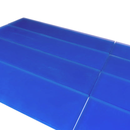 Cobalt Blue 3x12 Matte Subway Glass Tile (20 pack, 5 sq ft/case) - Sample