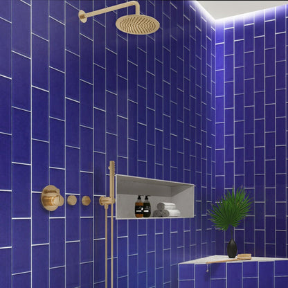 Cobalt Blue 3x6 Matte Subway Glass Tile (40 pack, 5 sq ft/case)