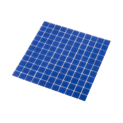 Cobalt Blue 12x12 Matte Square Glass Mosaic Tile (10 pack, 9.67 sq ft/case)