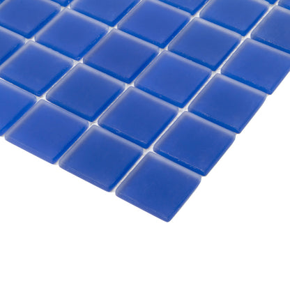 Cobalt Blue 12x12 Matte Square Glass Mosaic Tile (10 pack, 9.67 sq ft/case)