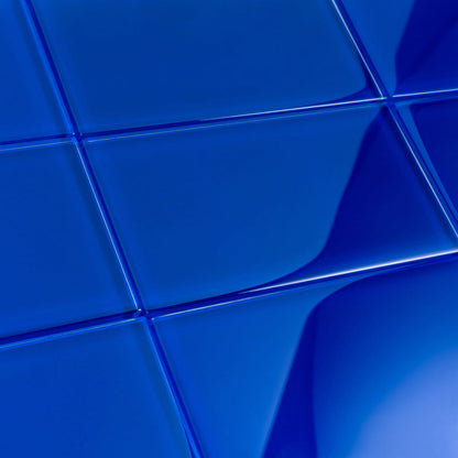 Cobalt Blue 3x6 Glossy Subway Glass Tile (40 pack, 5 sq ft/case) - Sample