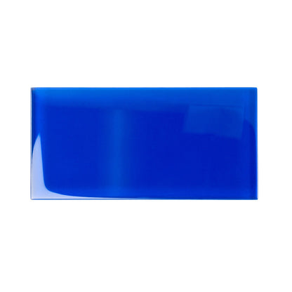 Cobalt Blue 3x6 Glossy Subway Glass Tile (40 pack, 5 sq ft/case) - Sample