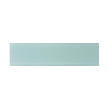 Blizzard Blue 3x12 Matte Subway Glass Tile (20 pack, 5 sq ft/case) - Sample