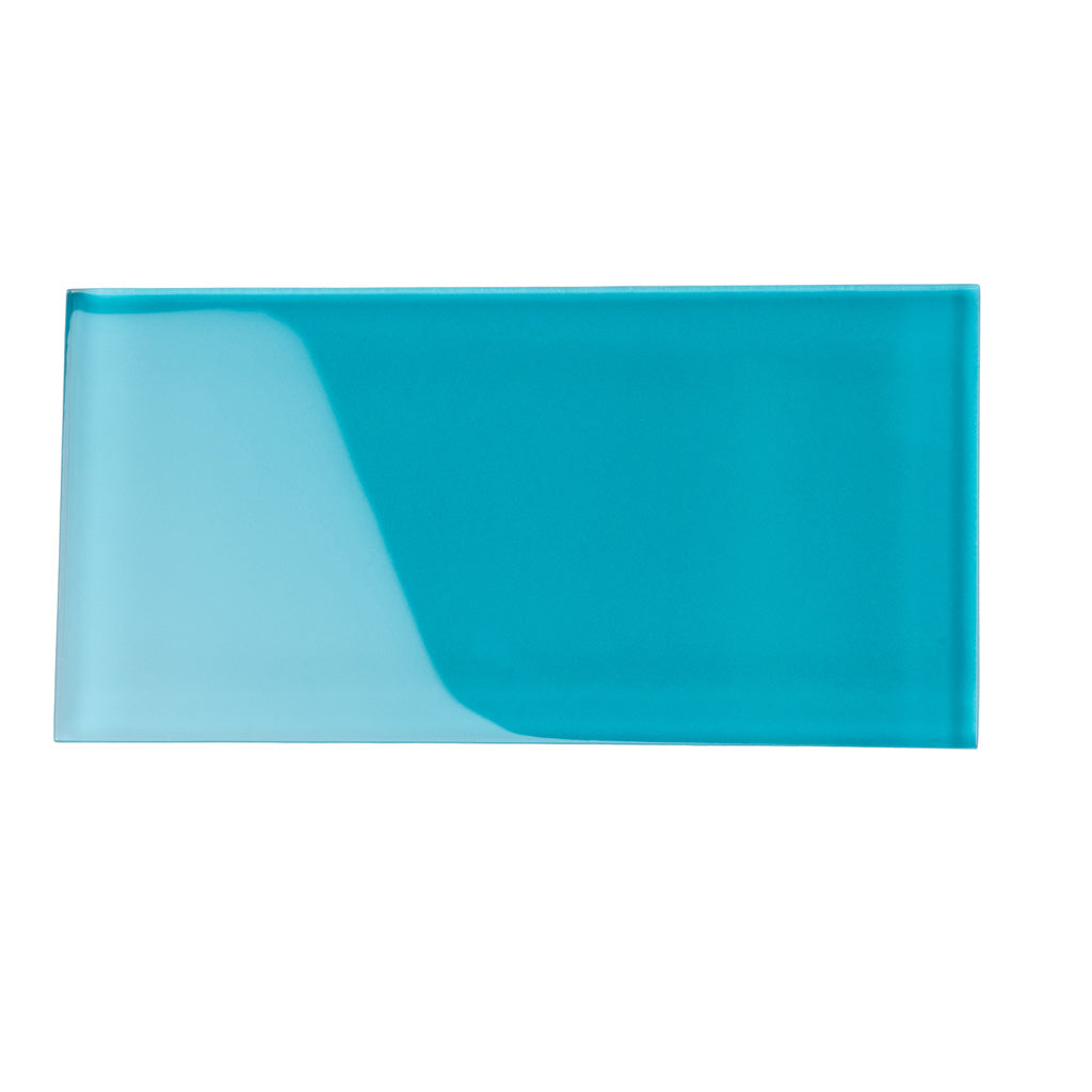 Sapphire Blue 3x6 Glossy Subway Glass Tile (40 pack, 5 sq ft/case) - Sample