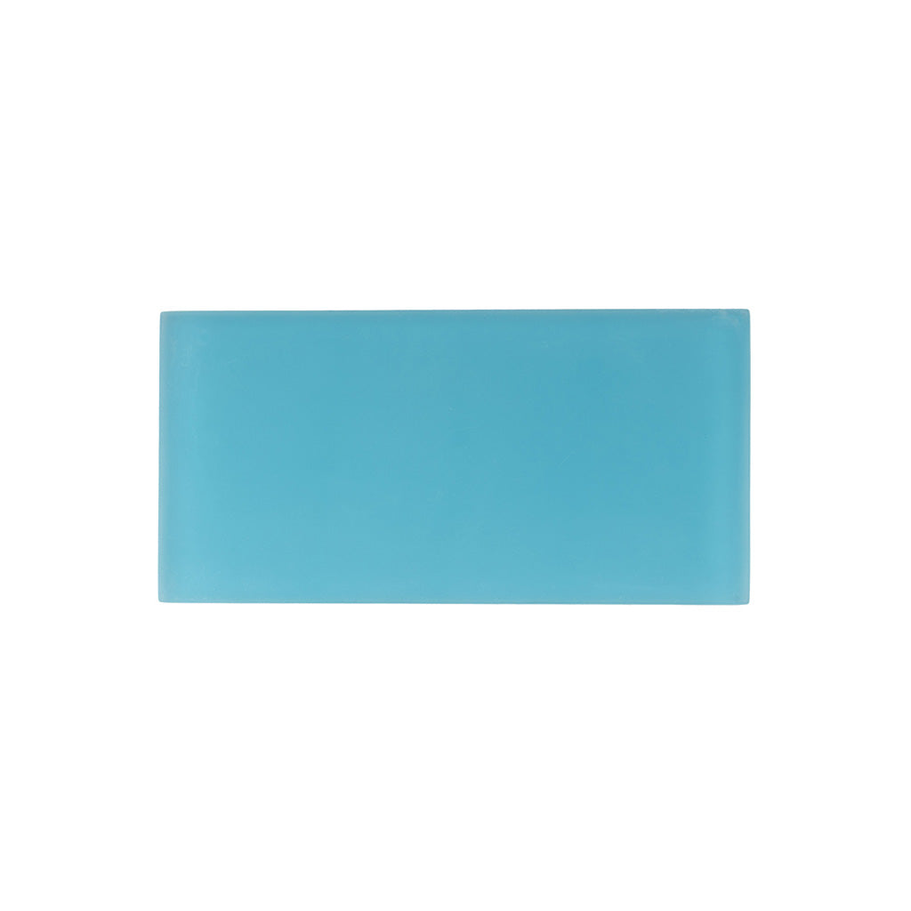 Sapphire Blue 3x6 Matte Subway Glass Tile (40 pack, 5 sq ft/case) - Sample