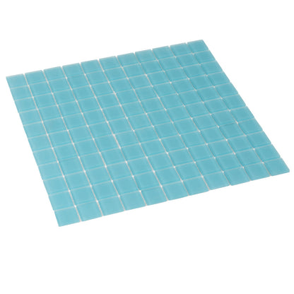 Sapphire Blue 12x12 Matte Square Glass Mosaic Tile (10 pack, 9.67 sq ft/case) - Sample