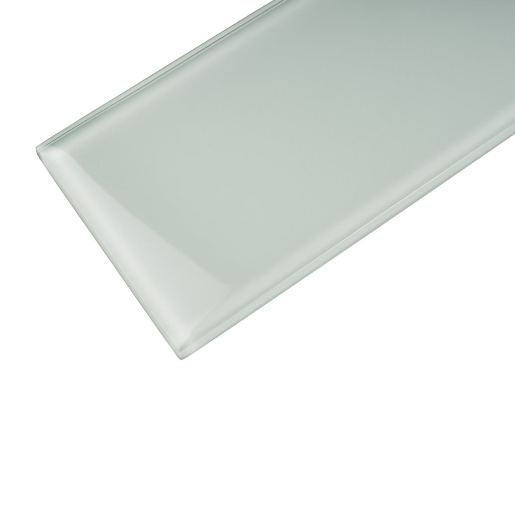 Blizzard Blue 4x16 Glossy Subway Glass Tile (12 pack, 5.33 sq ft/case)