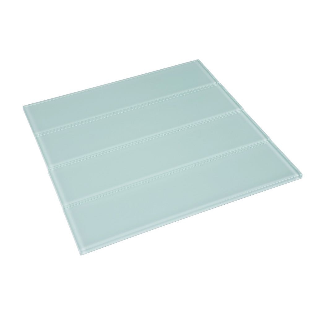Blizzard Blue 3x12 Glossy Subway Glass Tile (20 pack, 5 sq ft/case)
