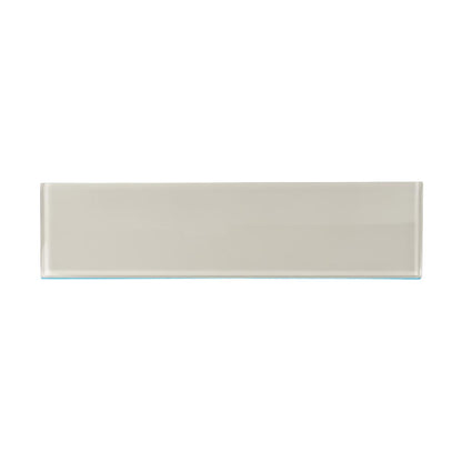 White 4x16 Glossy Subway Glass Tile (12 pack, 5.33 sq ft/case)