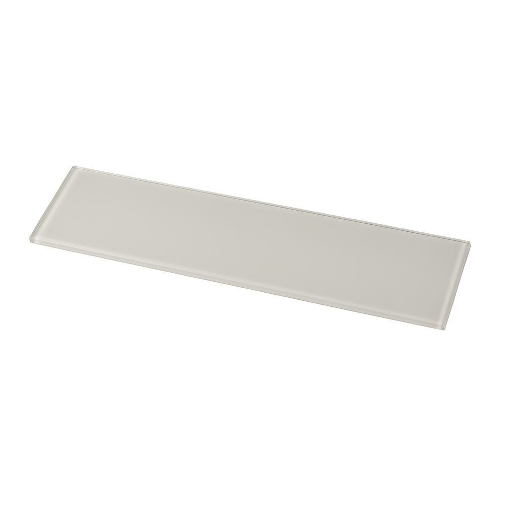 White 4x16 Glossy Subway Glass Tile (12 pack, 5.33 sq ft/case) - Sample