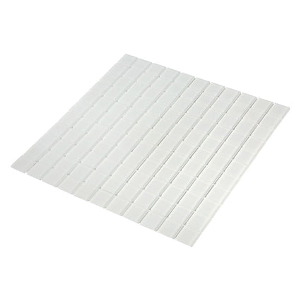 White 12x12 Matte Square Glass Mosaic Tile (10 pack, 9.67 sq ft/case) - Sample