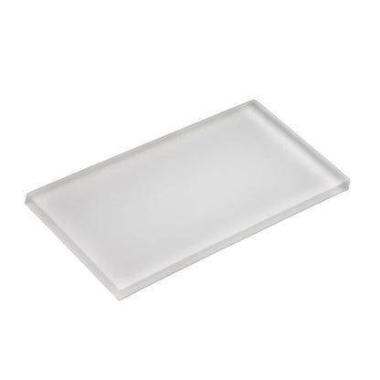 White 3x6 Matte Subway Glass Tile (40 pack, 5 sq ft/case)