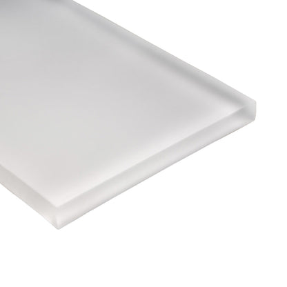 White 3x6 Matte Subway Glass Tile (40 pack, 5 sq ft/case) - Sample