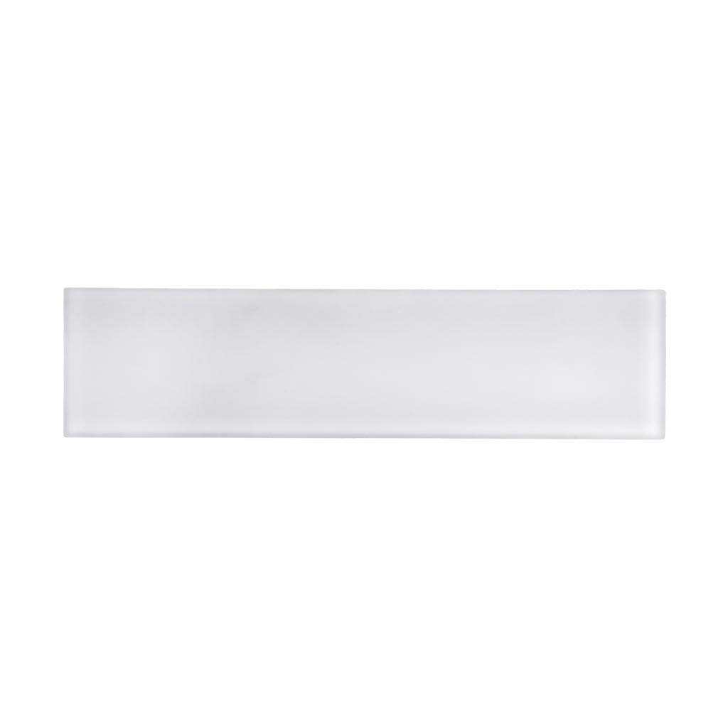 White 3x12 Matte Subway Glass Tile (20 pack, 5 sq ft/case) - Sample