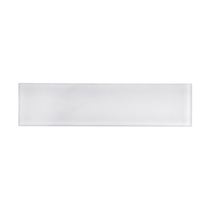 White 3x12 Matte Subway Glass Tile (20 pack, 5 sq ft/case) - Sample