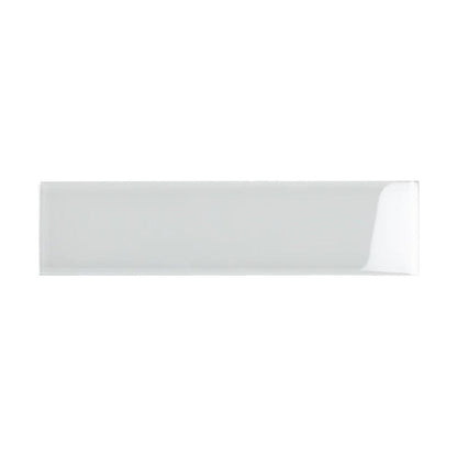White 3x12 Glossy Subway Glass Tile (20 pack, 5 sq ft/case)