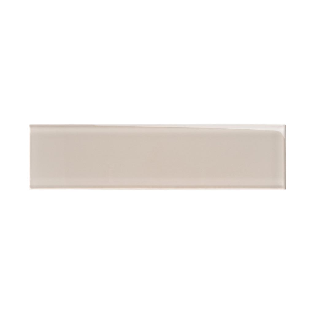 Warm Greige 3x12 Glossy Subway Glass Tile (20 pack, 5 sq ft/case)
