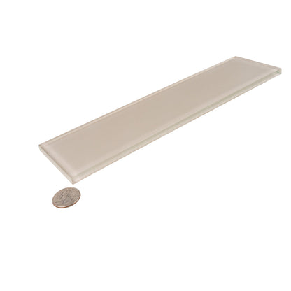 Warm Greige 3x12 Glossy Subway Glass Tile (20 pack, 5 sq ft/case)