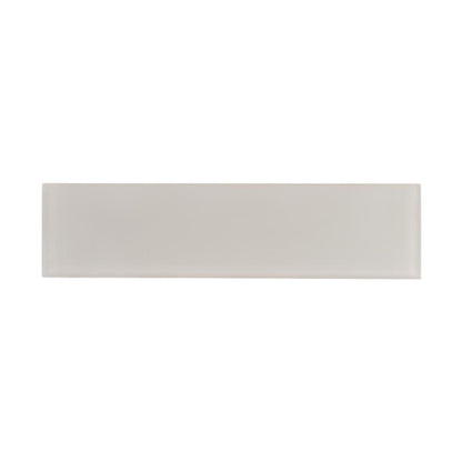 Lace White 3x12 Matte Subway Glass Tile (20 pack, 5 sq ft/case) - Sample