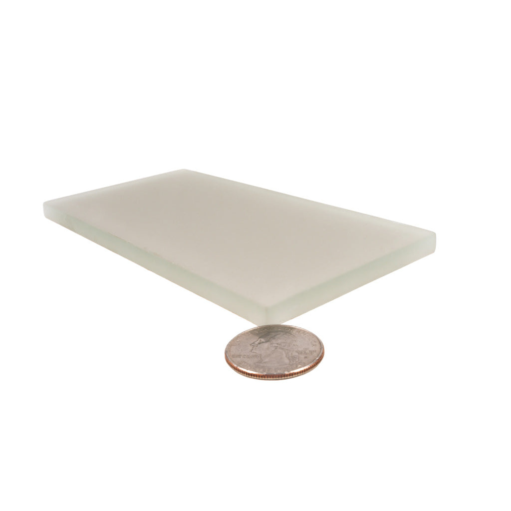 Lace White 3x6 Matte Subway Glass Tile (40 pack, 5 sq ft/case) - Sample