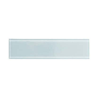 Gray 4x16 Subway Glossy Glass Tile (12 pack, 5.33 sq ft/case) - Sample