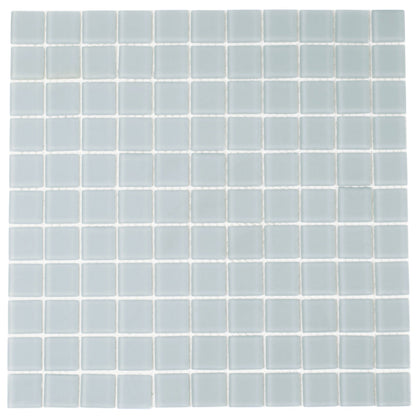 Gray 12x12 Matte Square Glass Mosaic Tile (10 pack, 9.67 sq ft/case)