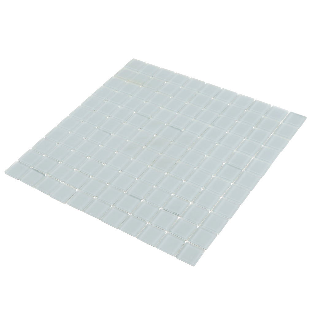 Gray 12x12 Matte Square Glass Mosaic Tile (10 pack, 9.67 sq ft/case)