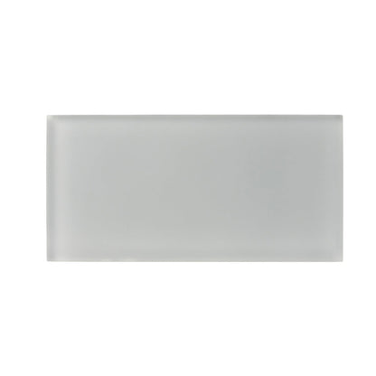 Gray 3x6 Matte Subway Glass Tile (40 pack, 5 sq ft/case) - Sample