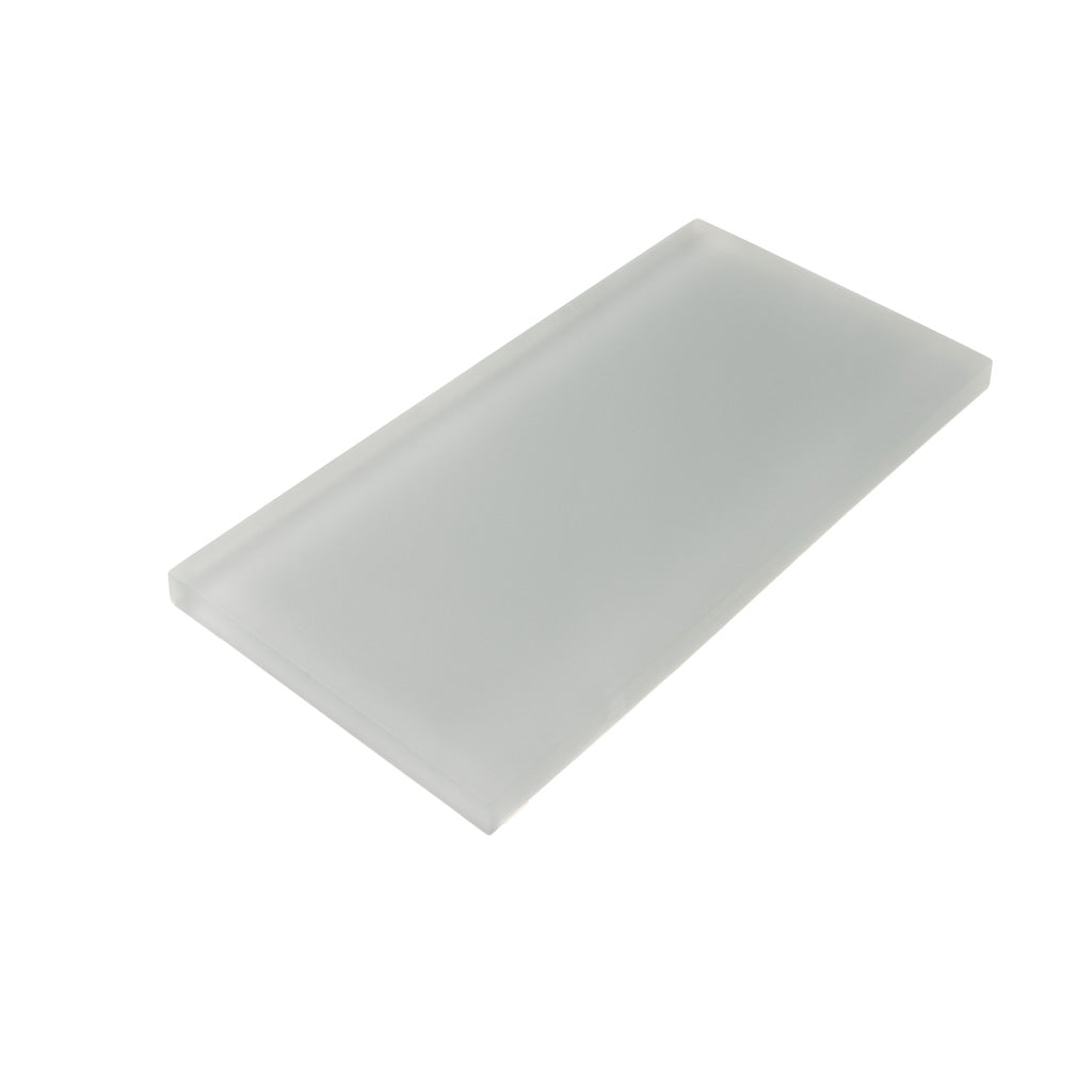 Gray 3x6 Matte Subway Glass Tile (40 pack, 5 sq ft/case) - Sample