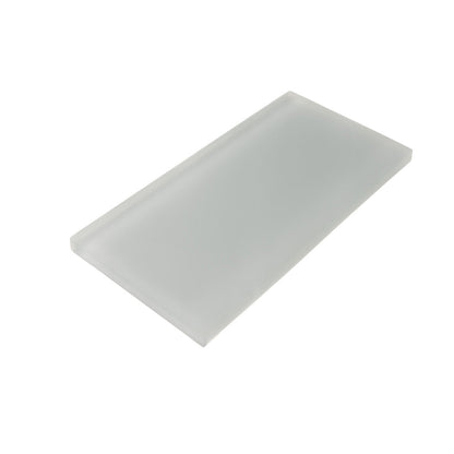 Gray 3x6 Matte Subway Glass Tile (40 pack, 5 sq ft/case) - Sample