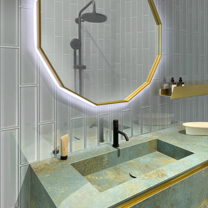 Gray 4x16 Subway Glossy Glass Tile (12 pack, 5.33 sq ft/case) - Sample