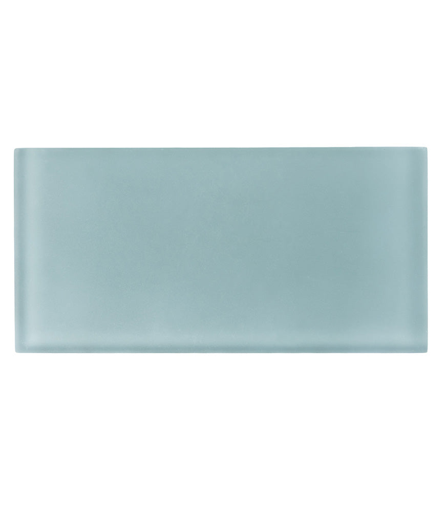 Stone Blue 3x6 Matte Subway Glass Tile (40 pack, 5 sq ft/case)