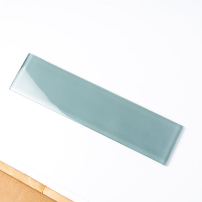 Stone Blue 3x12 Glossy Subway Glass Tile (20 pack, 5 sq ft/case)