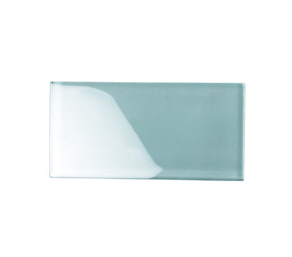 Stone Blue 3x6 Glossy Subway Glass Tile (40 pack, 5 sq ft/case)